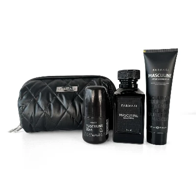image of Masculine Necessaire Bag Set