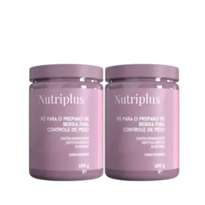 image of Set Duo Nutriplus  - Shake Sabor Morango